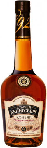 Старый Кенигсберг /четырехлетний/ 0,5л N. Коньяк Россия