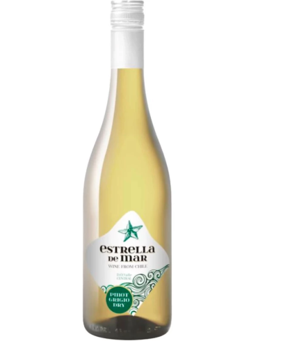 Эстрелья Дель Мар Пино Гриджио белое сухое 0,75л. Вино Испания (Чили)