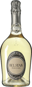 Бельстар Просекко ДОК Брют белое 0,75л.Игристое Вино Италия