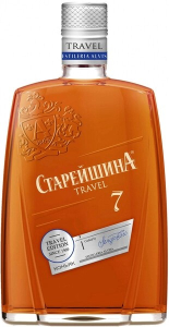 Старейшина КВ выдержанный 7 лет TRAVEL 0,25л Коньяк Россия