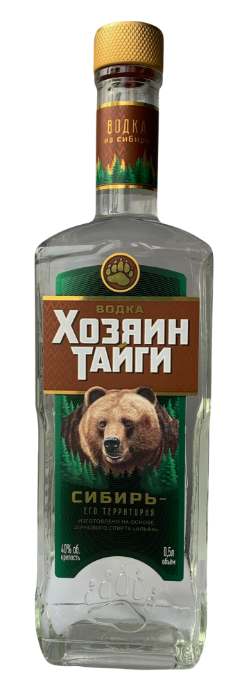 Хозяин тайги 0,5л фл. Водка Россия