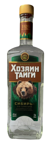 Хозяин тайги 0,5л фл. Водка Россия