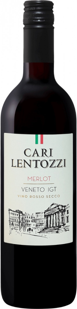 Кари Лентоцци Мерло Венето красное сухое 0,75л Вино Италия